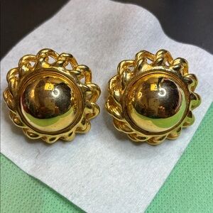 Vintage Heavyweight Goldtone Earrings